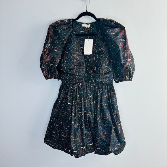 NEW Ulla Johnson Gwen dress in Obsidian Size 2 - Picture 4 of 13